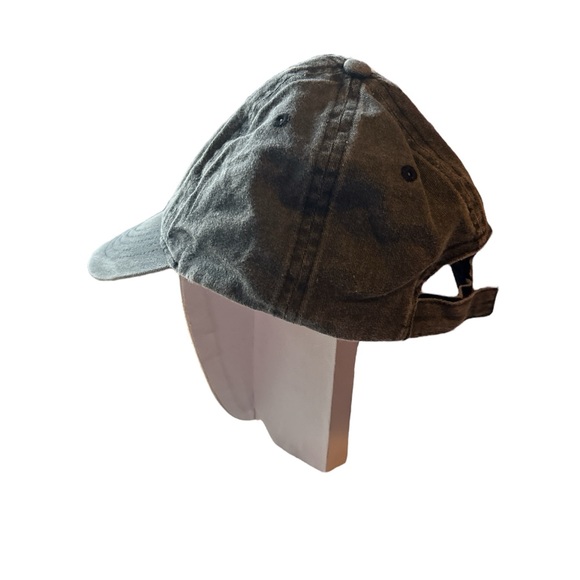 Infinity Dark Grey Distressed Baseball Velcro Adjustable Hat ONE SIZE FITS MOST - Picture 3 of 5